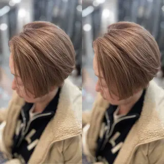 ショート カラー 木村丈晴✂️ご来店 お待ちしてます😊のヘアスタイル