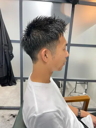 ショート S.BROOM なんばTAKUYAのヘアスタイル