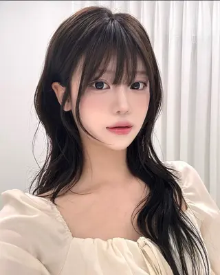 ロング カラー パーマ ヘアアレンジ メンズ キッズ 上品＆韓国風 🥀海心🥀のヘアスタイル