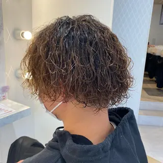 パーマ メンズ 三好 涼華のヘアスタイル