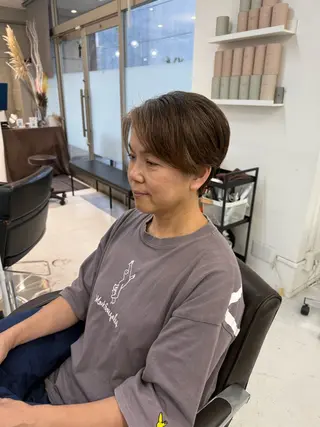 ショート 榎本雪来🌺 メンズカット✂️のヘアスタイル