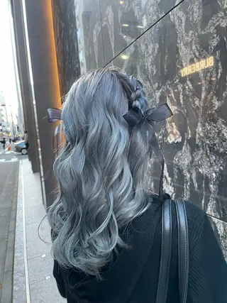 ヘアアレンジ 艶カラー/アレンジ/ はまぐちうみのヘアスタイル