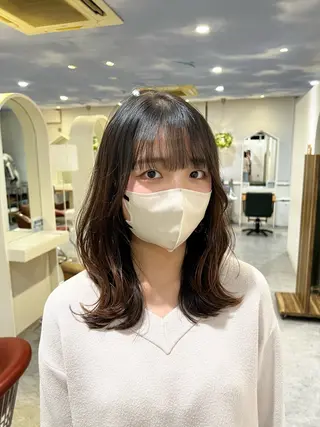 セミロング Aman  D'or所属・ショート/ボブ/東 千耀のヘアスタイル