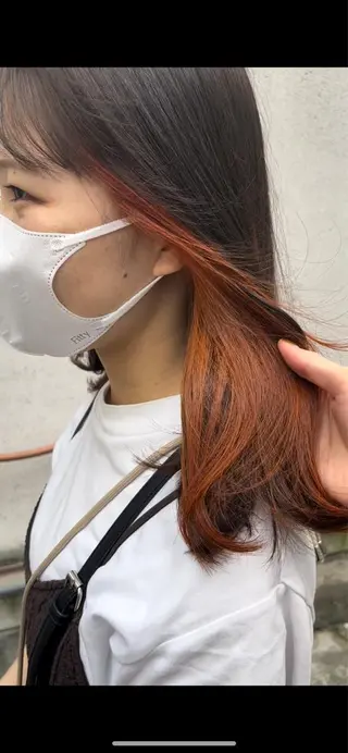 ミディアム 福田 しずくのヘアスタイル