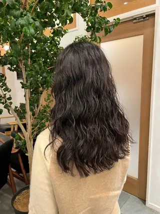 ロング パーマ 穂乃香 ショートパーマ☘️のヘアスタイル