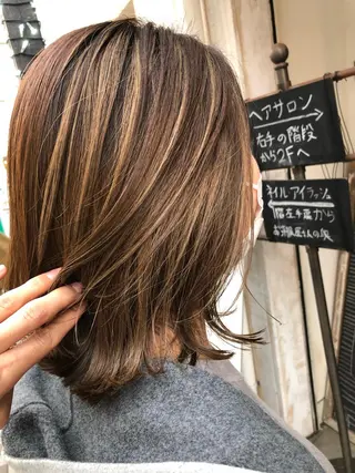 ミディアム カラー 舘野 太嘉宏のヘアスタイル