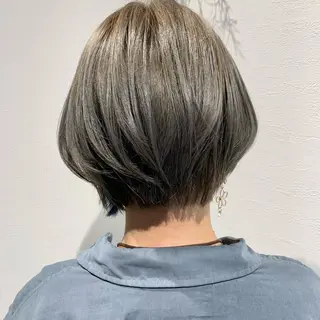 ショート カラー ショート×カラー 🦊堀米早紀【荻窪】のヘアスタイル