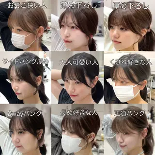 ロング 韓国風/ 柴田礼空のヘアスタイル