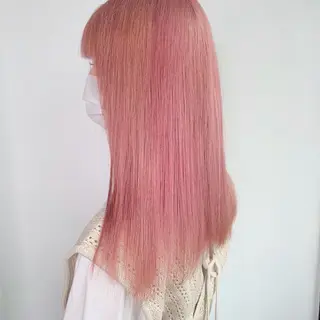 セミロング カラー ✅ケアブリーチ✅ トヨオカ ノブヒデのヘアスタイル