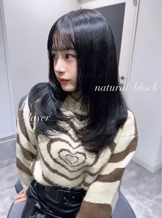 セミロング カラー TOMONA👑 GiseL梅田店のヘアスタイル