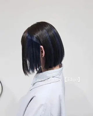 ショート カラー E Komo hair所属・Wow❕E Komo hair 永井一輝のヘアスタイル