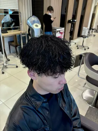 パーマ メンズ 波巻き・カルマ パーマ特化/aoiのヘアスタイル