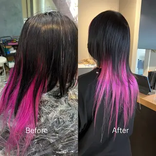 ロング カラー daiki 原宿のヘアスタイル