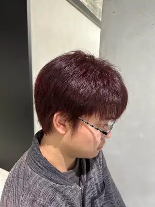 カラー 艶暖色/ベージュ SAKI💜のヘアスタイル