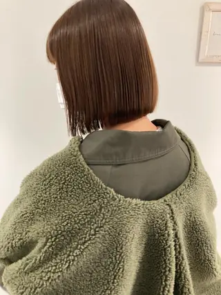 ショート nono/パーマ /顔まわりカット🐈のヘアスタイル