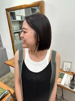 ミディアム yara reinのヘアスタイル