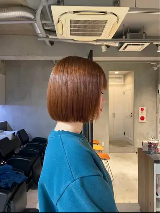 ミディアム カラー 藤平海音/fifth PARKのヘアスタイル