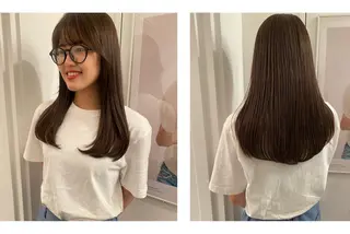 ロング カラー riria/ボブ /ブラウンカラー🎀のヘアスタイル