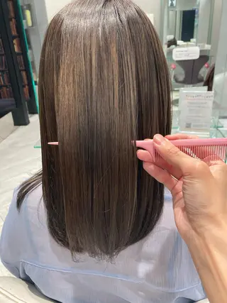 セミロング TECHRISE金山所属・ERIKO Tのヘアスタイル