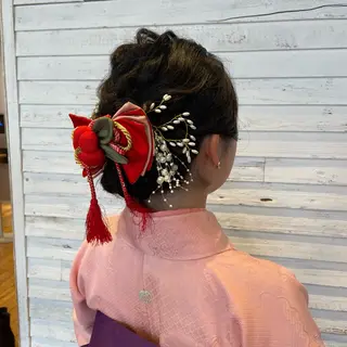 ミディアム 為近日向子🐥暖色 💘顔周りカット🌈のヘアスタイル