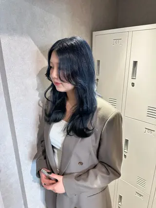 ロング カラー HARUKI🏔️/ メンズ/透け感カラーのヘアスタイル