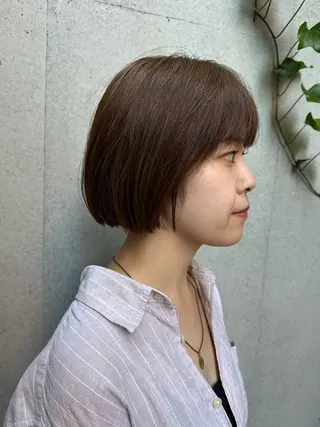 ショート 似合わせカット /パーマ岡本淳平のヘアスタイル