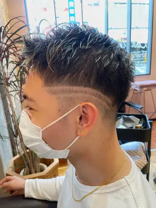 ショート メンズ エクステ指名No.1 【店長】橘田のヘアスタイル