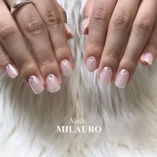 ネイル Nails MILAURO所属・MIYUKI /大人シンプルネイルのネイルデザイン