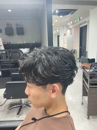 ショート パーマ メンズ メンズカット/ マッシュ/颯太のヘアスタイル