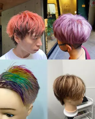 カラー メンズ short only salon  TOSS所属・山下 芽のヘアスタイル