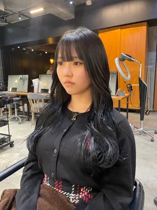 ロング カラー パーマ ヘアアレンジ レイヤー/似合わせ MADOKAのヘアスタイル