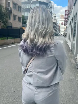 セミロング カラー kimika🥑 メンズ/髪質改善のヘアスタイル