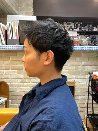 メンズ eyesburg W/est所属・ショートボブ 村上のヘアスタイル