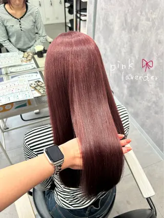 カラー 🧃暖色カラー/🪷 アレンジ/ yunaのヘアスタイル