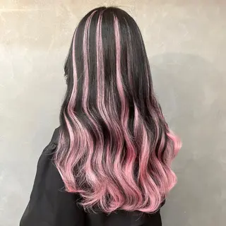 ロング ❤️‍🔥シールエク ＋カラー京❤️‍🔥のヘアスタイル