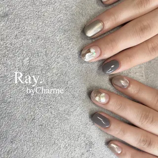 ネイル Ray. ／綺麗目ニュアンスのネイルデザイン