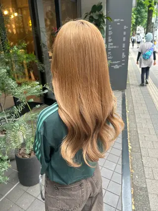 ロング 🎀咲月🎀レイヤー /暖色透明感カラーのヘアスタイル