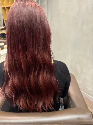 ロング カラー メンズカット パーマ飯野友喜のヘアスタイル