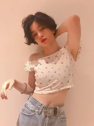 ショート ヘアアレンジ 艶髪/モテヘア🎀 MIHOのヘアスタイル