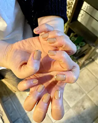 ネイル 甲府市徳行 🧸prunelleのネイルデザイン