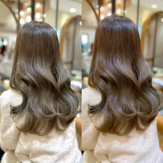 セミロング ‎🤍くびれヘア 🖤菊池 瑛士のヘアスタイル