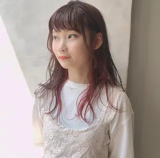 ロング カラー 圧倒的透明感カラー nana🦕のヘアスタイル