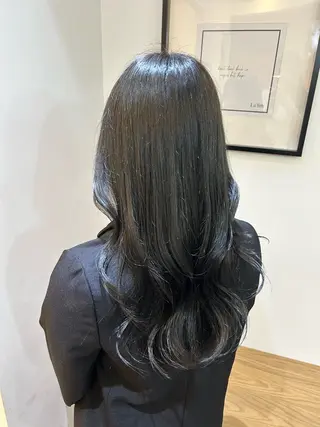 ロング カラー パーマ/暖色カラー 💖【Misaki】のヘアスタイル