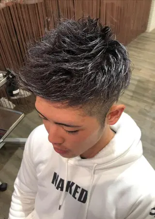 ショート カラー メンズ 12月限定クーポン 💕大量更新ブリーチのヘアスタイル