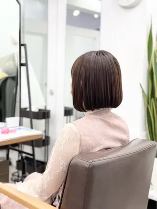 ミディアム 白髪ぼかしハイライト 白髪ぼかしカラー中澤のヘアスタイル