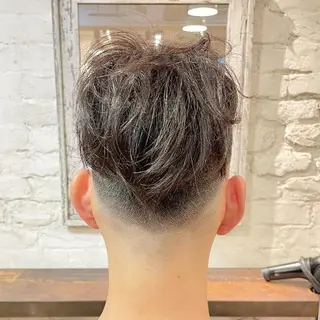 ショート メンズ Hair make ONE  008所属・メンズ/フェード/ バーバー/盛山大地のヘアスタイル