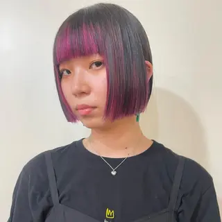 ショート カラー ホリケ アオイのヘアスタイル