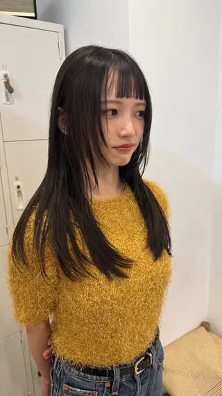 ロング カラー kakeru パーマ特化美容師のヘアスタイル