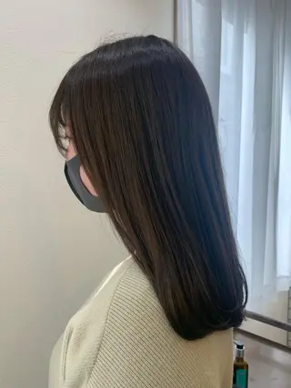 セミロング カラー 現地韓国ヘア🇰🇷 Chisaki치사키のヘアスタイル