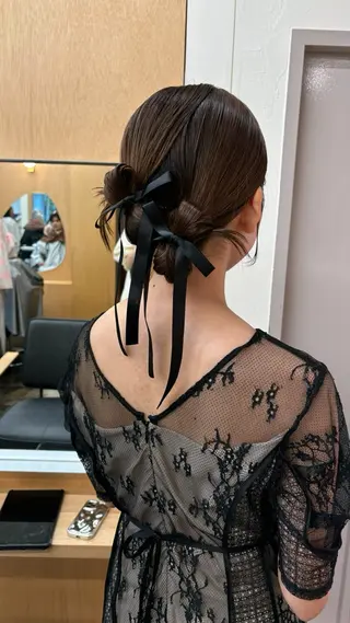 セミロング ヘアアレンジ 西山 紗耶香🪽 透明感カラー/ボブのヘアスタイル